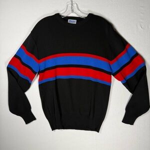 Vintage Meister Wool Ski Sweater Blue Red Black Size Men’s large